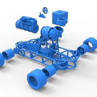 Concept jet race car Scale 1:25 - Thumbnail 24