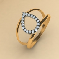 Teardrop ring 006 - Thumbnail 4