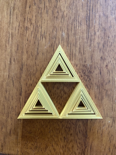 Triforce Fidget Toy 3D Print 518749