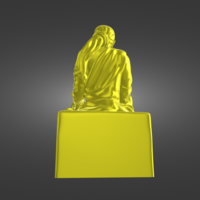 STL file of Indian God Saibaba - Thumbnail 2