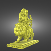 Ready Printable file of Indian Goddess- Ambe Maa - Thumbnail 5