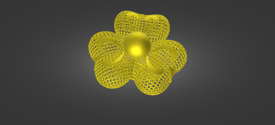 Gold ring ready printable file 3D Print 518819
