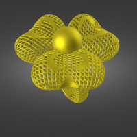 Small Gold ring ready printable file 3D Printing 518820