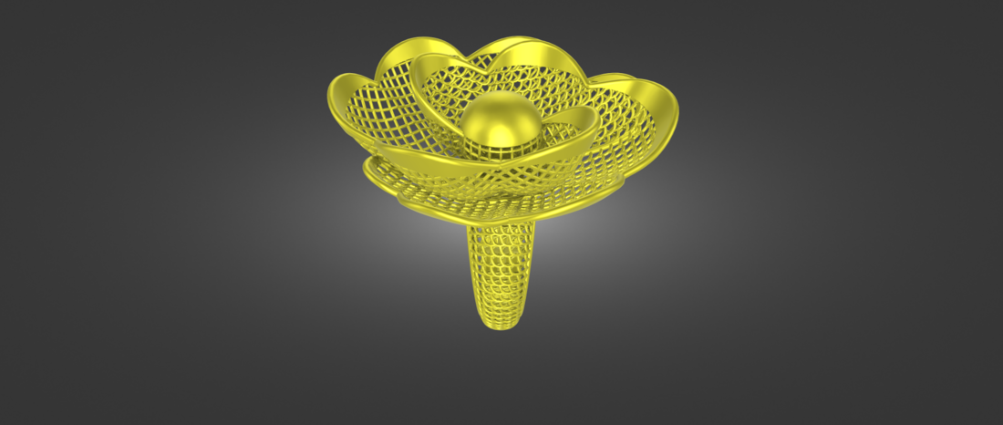 Big Look Ring 3D CAD for sale 3D Print 518830