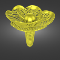 Big Look Ring 3D CAD for sale - Thumbnail 3