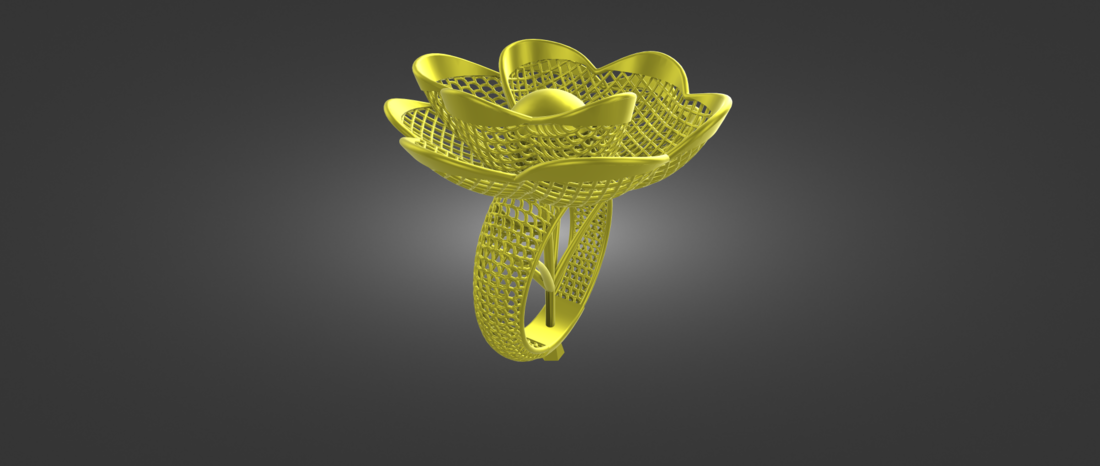 Big Look Ring 3D CAD for sale 3D Print 518832