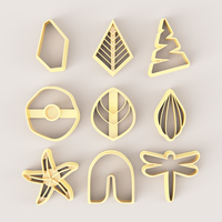 NATURAL ELEMENTS POLYMER CLAY CUTTER - Thumbnail 2