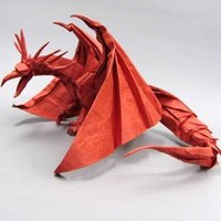 Origami Dragon Lithopane - Thumbnail 2