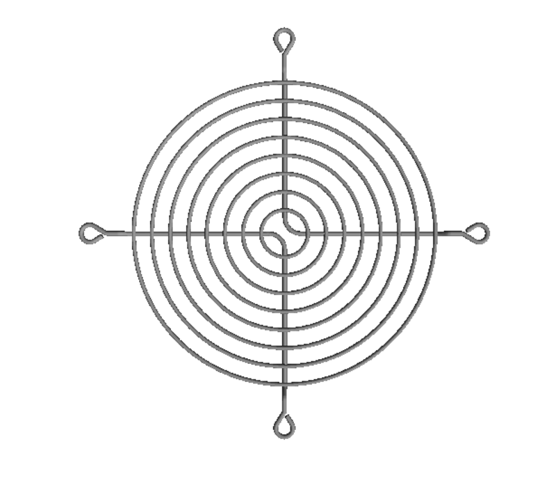 12mm fan grill