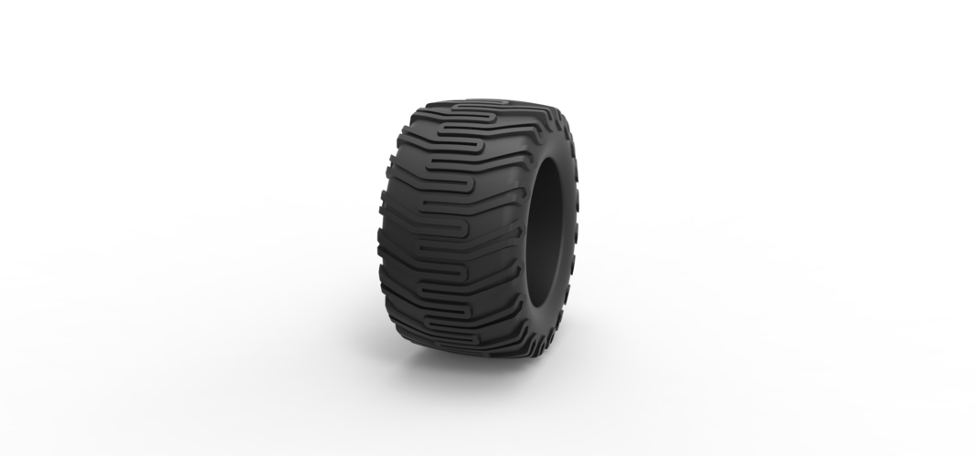 Diecast offroad tire 66 Scale 1:25 3D Print 519006