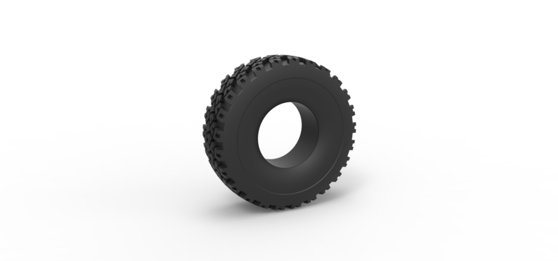 Offroad tire 68 Scale 1:25