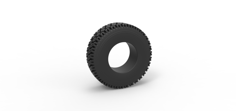 Offroad tire 69 Scale 1:25