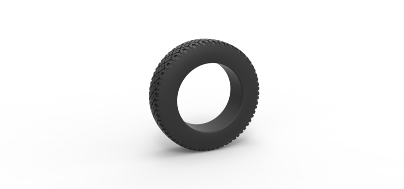 Offroad tire 70 Scale 1:25