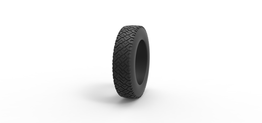 Offroad tire 70 Scale 1:25 3D Print 519064