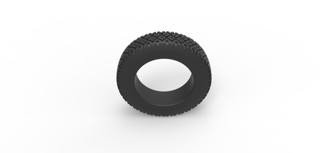 Offroad tire 70 Scale 1:25 3D Print 519067