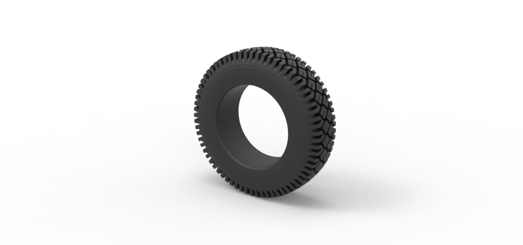 Diecast offroad tire 71 Scale 1:25 3D Print 519076