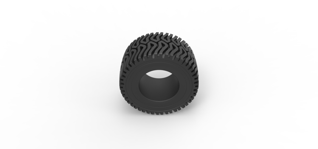 Diecast Tractor tire 16 Scale 1:25 3D Print 519091