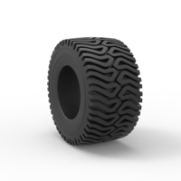 Diecast Tractor tire 16 Scale 1:25 - Thumbnail 8