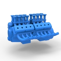 Diecast engine 2 V8 Version 4 Scale 1:25 - Thumbnail 1