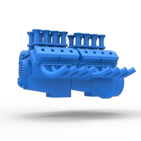 Diecast engine 2 V8 Version 4 Scale 1:25 - Thumbnail 2