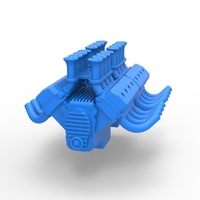 Diecast engine 2 V8 Version 4 Scale 1:25 - Thumbnail 3