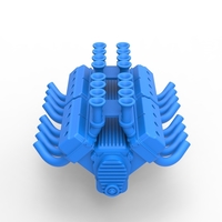 Diecast engine 2 V8 Version 4 Scale 1:25 - Thumbnail 6