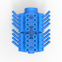 Diecast engine 2 V8 Version 4 Scale 1:25 - Thumbnail 7