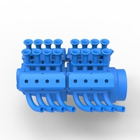 Diecast engine 2 V8 Version 4 Scale 1:25 - Thumbnail 9