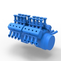 Diecast engine 2 V8 Version 4 Scale 1:25 - Thumbnail 10