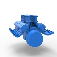 Diecast engine 2 V8 Version 4 Scale 1:25 - Thumbnail 11