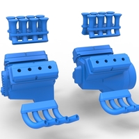 Diecast engine 2 V8 Version 4 Scale 1:25 - Thumbnail 13