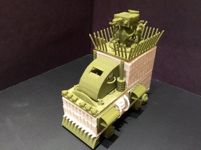 House Ratta Battle Wagon 3D Print 51913