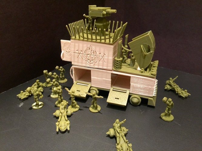 House Ratta Battle Wagon 3D Print 51914