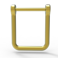U clasp classic, Allen screw - Thumbnail 2