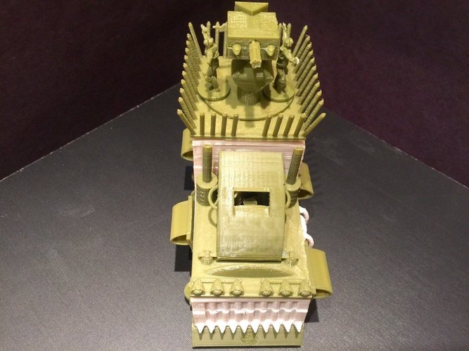 House Ratta Battle Wagon 3D Print 51915