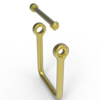 U clasp classic, Allen screw - Thumbnail 22