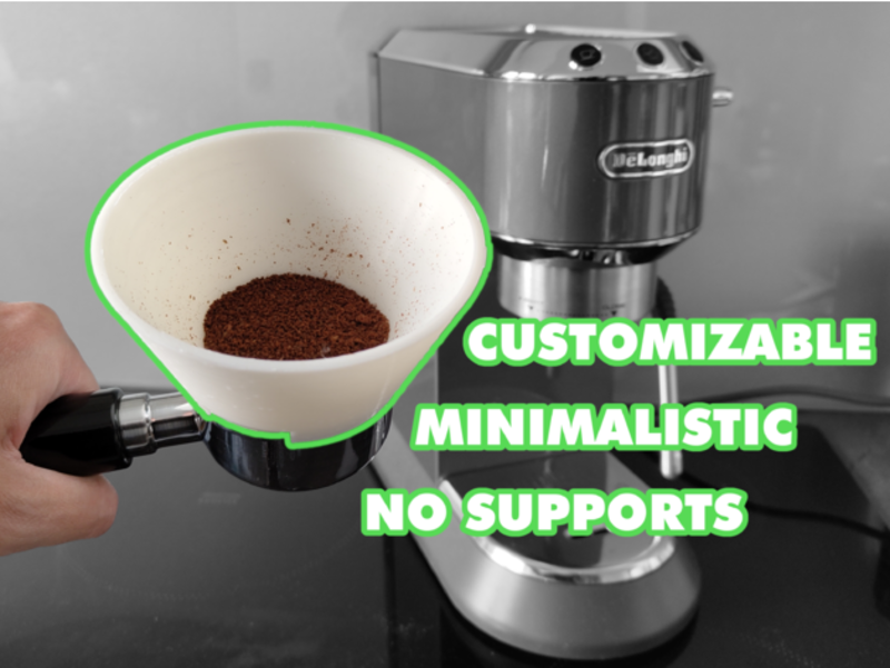 DēLonghi Dedica portafilter funnel × 51 mm