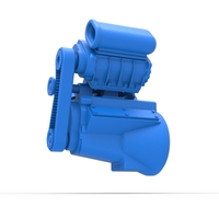 Diecast engine for Hot rod Version 3 Scale 1:25 - Thumbnail 2