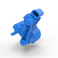 Diecast engine for Hot rod Version 3 Scale 1:25 - Thumbnail 3