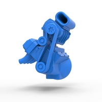 Diecast engine for Hot rod Version 3 Scale 1:25 - Thumbnail 4