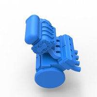 Diecast engine for Hot rod Version 3 Scale 1:25 - Thumbnail 11