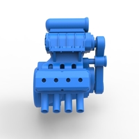 Diecast engine for Hot rod Version 3 Scale 1:25 - Thumbnail 14