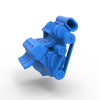 Diecast engine for Hot rod Version 3 Scale 1:25 - Thumbnail 16