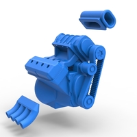 Diecast engine for Hot rod Version 3 Scale 1:25 - Thumbnail 18