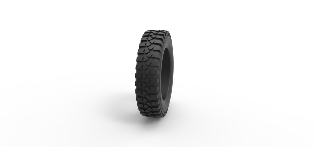 Diecast offroad tire 73 Scale 1:25 3D Print 519364