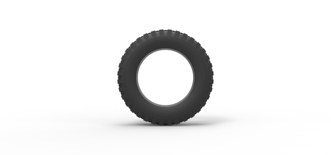 Diecast offroad tire 73 Scale 1:25 3D Print 519366