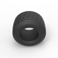 Diecast Dirt Sprint racing tire 24 Scale 1:25 - Thumbnail 6