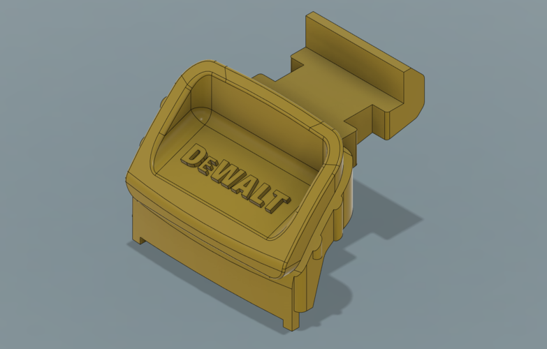 DeWalt 20V Battery Button  3D Print 519382