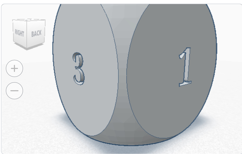 6 side dice