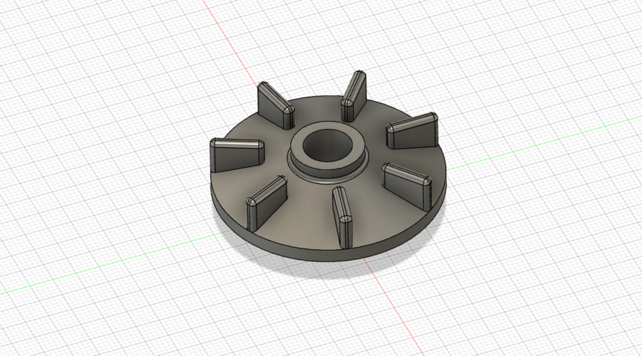 Cooling fan for electric motor 3D Print 519447